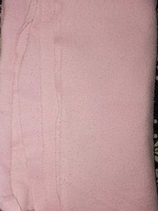 Pink Ruffled Throw Blanket