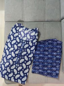Blue Plazzo Set