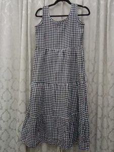 Gingham Maxi Dress