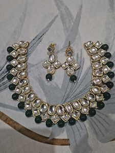 Kundan Necklace Set 💚