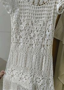 Crochet Dress With Slip Inside