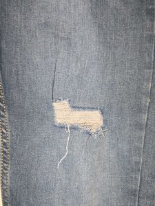 Zara Distressed Denim Jeans