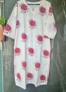 Floral Print  Suit With Dupatta