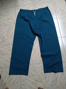 Blue Casual Pants