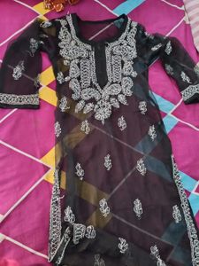 Embroidered Sheer Shrug