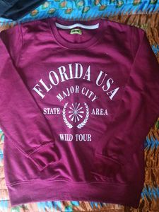 Burgundy 'Florida' Sweatshirt