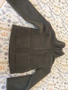 H&amp;M Teddy Jacket - Dark Olive