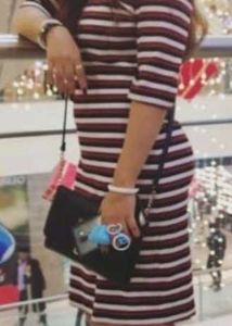 Striped Bodycon Dress