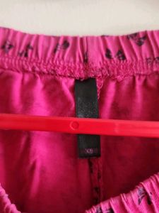 Cute Pink Printed Shorts
