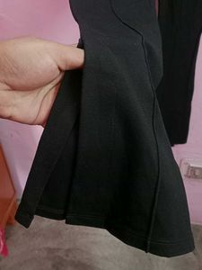 H&amp;M Black Flared Bootcut Pants