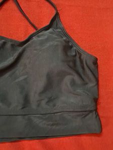 padded  top n satin short  in imported fabric