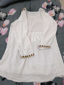 Embroidered White Tunic