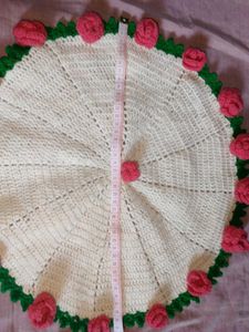 Crocheted Floral Bouquet Tablecloth
