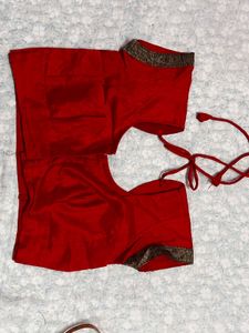 Dark Red Blouse