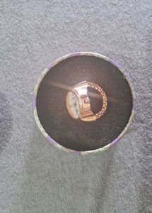 Salty Quartz Ring Watch - Rose Gold