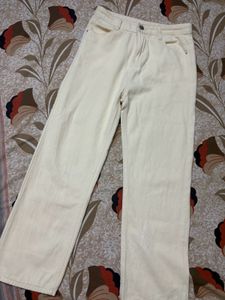 Urbanic High Waisted Beige Jeans