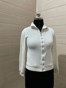 ZARA sweatshirt with full zip for women
