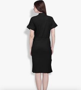 Black  Bath Robe For Women