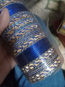 Blue &amp; Gold Bangles