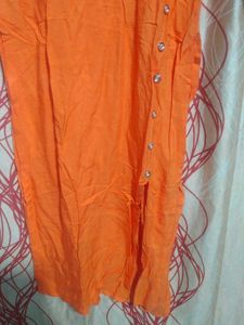 beautiful orange kurta