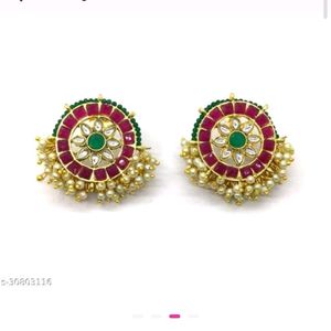 Pearl Work Ethnic Casual Gold Plated Nacklace