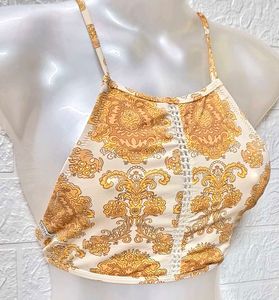 Beige Bikini Tops 👙Size Small Fixed Price