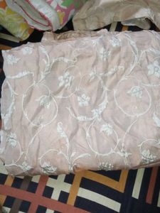 Vintage Embroidered Fabric Piece