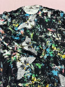 Butterfly Print Sweater