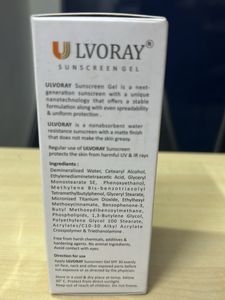 U LVORY Sunscreen Gel Spf30+