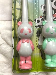 4 Pcs Ultra Soft Panda Design Kids Toothbrush