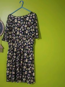 Rio Floral Print Fit &amp; Flare Dress