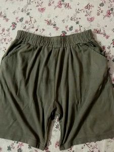 Casual Olive Shorts