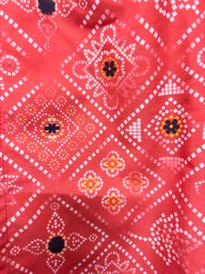 Red Printed Kurti