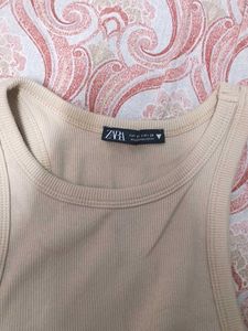 Zara Ribbed Tank Top