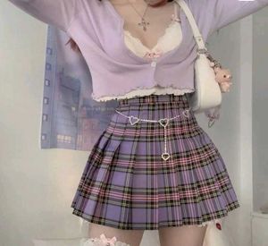 Cute Plaid Mini Skirt