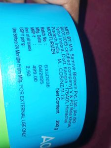 Aqualogica Hydra Gel Moisturizer
