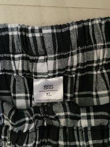 Street Style Store Black And White Trousers