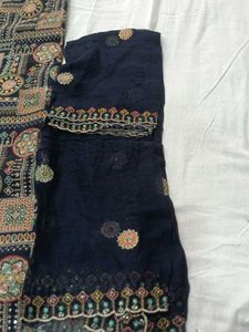 Elegant Embroidered Dress Material(No Discount)