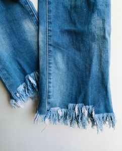Flared Jeans With Patches