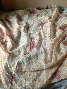 Without Blause Saree