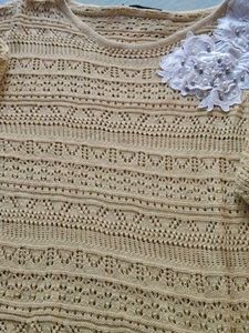 Elegant Yellow Knit Top