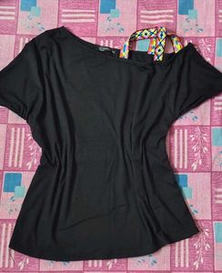 Chic SHEIN Black Top🖤🌈