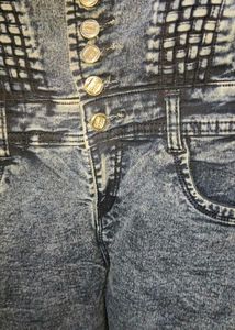 Newly Condition Denim Jumpsuit. Gud Quality