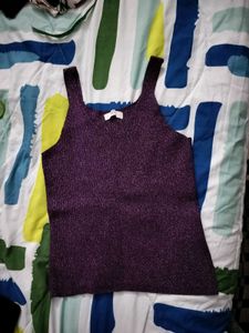 Sparkly Purple Tank Top