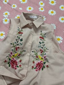 Floral Embroidered Top