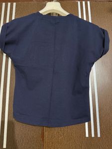 Navy Blue Vogue Graphic Tee