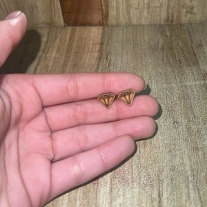 Wooden Stud Earring Set