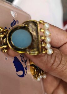 Lavomi Pearl &amp; Turquoise Earrings