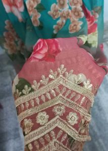 georgette long frock