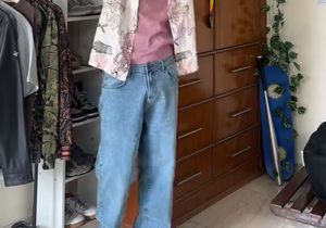 Baggy Light Wash Jeans